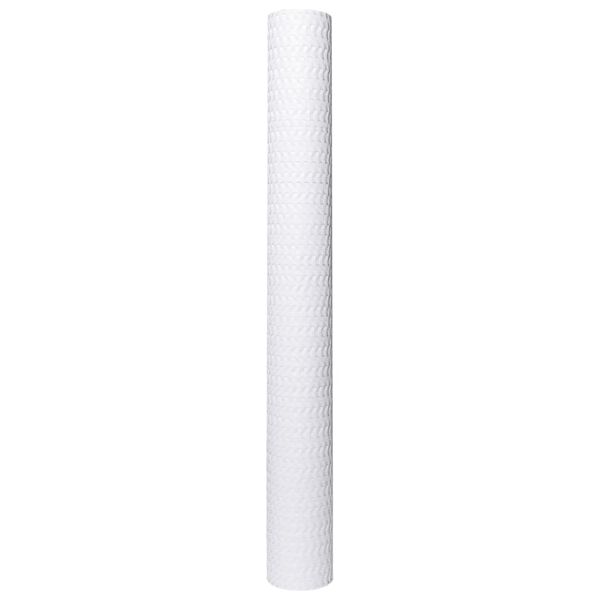 vidaXL Paravent de balcon blanc 300x80 cm r&eacute;sine tress&eacute;e