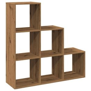 vidaXL &Eacute;tag&egrave;re s&eacute;paratrice de pi&egrave;ce &agrave; 3 niveaux ch&ecirc;ne artisanal