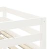 vidaXL Lit mezzanine d'enfants sans matelas avec &eacute;chelle 90x190 cm
