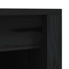 vidaXL Armoires de cuisine d'ext&eacute;rieur 3 pcs noir bois de pin massif