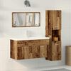 vidaXL Ensemble de meubles salle de bain 3 pcs bois d'ing&eacute;nierie