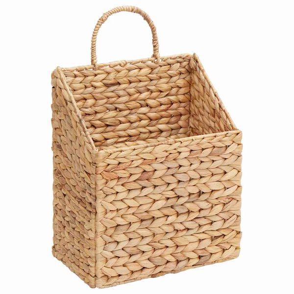 vidaXL Panier suspendu Naturel 30 x 17,5 x 49,5 cm Jacinthe d'eau