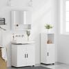 vidaXL Ensemble de mobilier de salle de bain Montage mural 3 pcs Blanc