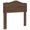 vidaXL Cadre de lit Ch&ecirc;ne brun 100 x 200 cm Bois de pin massif