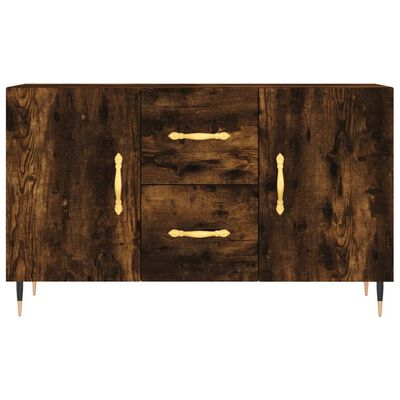 vidaXL Buffet chêne fumé 100x36x60 cm bois d'ingénierie