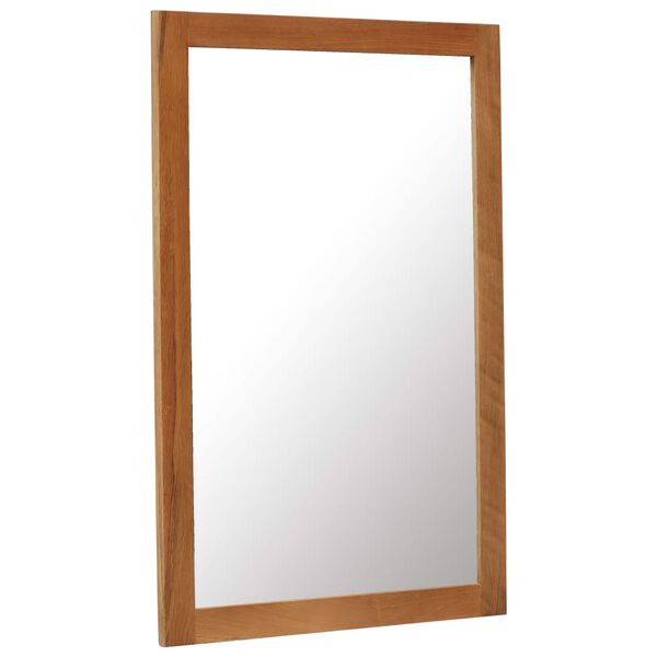 vidaXL Miroir 60x90 cm Bois de ch&ecirc;ne massif
