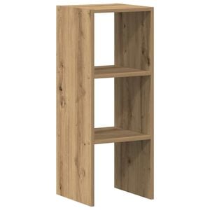 vidaXL Biblioth&egrave;que empilable ch&ecirc;ne artisanal bois d'ing&eacute;nierie