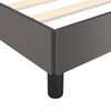 vidaXL Cadre de lit sans matelas gris 80x200 cm similicuir