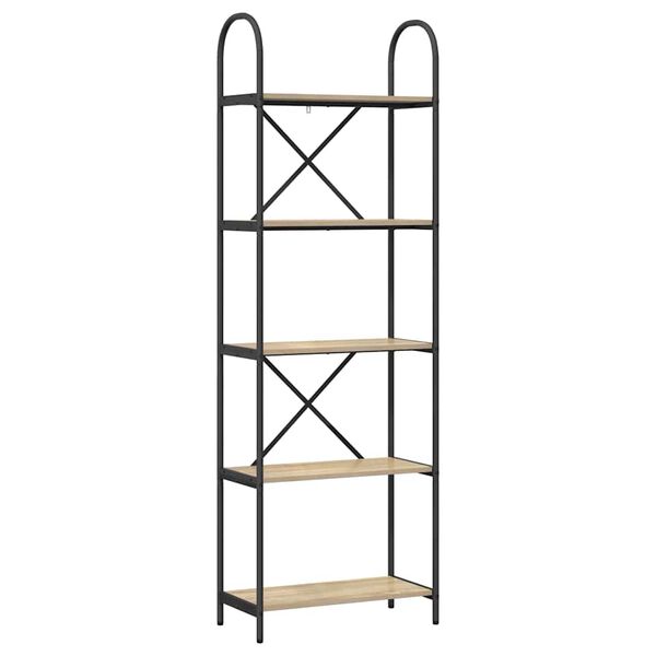 vidaXL &Eacute;tag&egrave;re Ch&ecirc;ne Sonoma 60 x 30 x 183 cm Bois d'ing&eacute;nierie