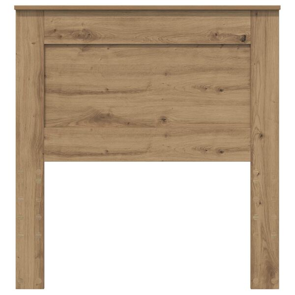 vidaXL T&ecirc;te de lit Ch&ecirc;ne artisanal 90 cm Bois d'ing&eacute;nierie