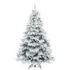 vidaXL Sapin de No&euml;l artificiel avec 300 LED Blanc 210 cm PE et PVC