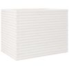 vidaXL Jardini&egrave;re blanc 90x60x68,5 cm bois de pin massif