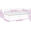 vidaXL Cadre de lit d'angle avec matelas Bleu 90 x 200 cm Velours