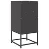 vidaXL Table de chevet noir 36x39x78 cm acier lamin&eacute; &agrave; froid