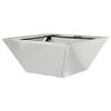 vidaXL Cache-pot de jardin 5 pcs Argent 35 x 35 x 15 cm