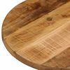 vidaXL Dessus de table 120x60x3,8cm ovale bois massif de manguier brut