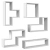 vidaXL &Eacute;tag&egrave;re murale blanc 96x12x64 cm bois d&rsquo;ing&eacute;nierie