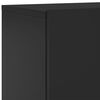 vidaXL Meubles TV muraux 2 pcs noir 60x30x41 cm
