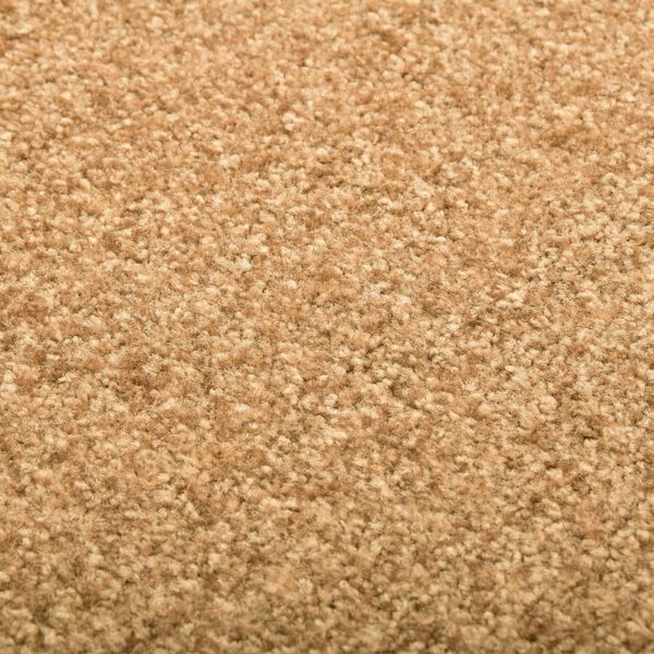 vidaXL Paillasson lavable Crème 60x180 cm