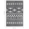 vidaXL Tapis d'ext&eacute;rieur ARAKIL Noir 140x200 cm PP