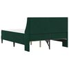 vidaXL Cadre de lit avec matelas Vert fonc&eacute; 120 x 200 cm Velours