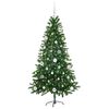 vidaXL Sapin de No&euml;l avec 150 LED avec support Vert 150 cm PE