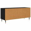 vidaXL Meuble TV avec tiroir Ch&ecirc;ne noir 100 x 34,5 x 44,5 cm