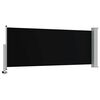 vidaXL Auvent lat&eacute;ral r&eacute;tractable de patio 120 x 300 cm Noir