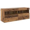 vidaXL Meuble TV mural Bois Ancien 100 x 30 x 40 cm Bois d'ing&eacute;nierie