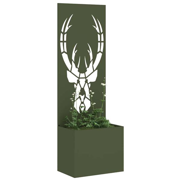 vidaXL &Eacute;cran de confidentialit&eacute; de jardin Vert olive 50 x 140 cm