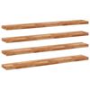 vidaXL &Eacute;tag&egrave;res flottantes 4 pcs 160x20x4 cm acacia massif &agrave; l'huile