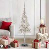 vidaXL Sapin de No&euml;l avec 150 LED Blanc 120 cm PE et Acier