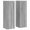 vidaXL Supports pour plantes 2 pcs sonoma gris bois d'ing&eacute;nierie