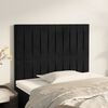 vidaXL T&ecirc;te de lit Noir 90x5x118/128 cm Velours