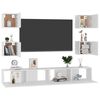vidaXL Ensemble de meubles TV 6 pcs Blanc Bois d'ingénierie