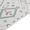 vidaXL Tapis Beige et bleu 100x300 cm Coton