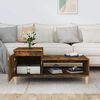 vidaXL Table basse Ch&ecirc;ne fum&eacute; 100x50x45 cm Bois d'ing&eacute;nierie