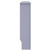 vidaXL Cache-Radiateur 2 pcs Gris 172 x 19 x 81,5cm Bois d'ing&eacute;nierie