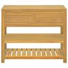 vidaXL Armoire de salle de bain 90x45x75 cm bois de teck solide