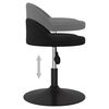 vidaXL Chaises &agrave; manger pivotantes lot de 4 Noir Velours