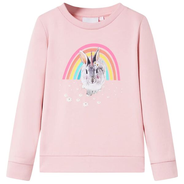Sweat pour enfants rose clair 104