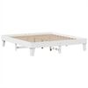 vidaXL Cadre de lit sans matelas blanc 180x200 cm bois massif de pin