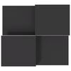 vidaXL Tables basses 2 pcs gris bois d'ing&eacute;nierie