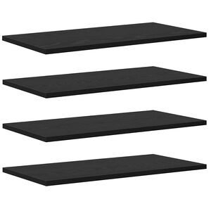 vidaXL &Eacute;tag&egrave;re &agrave; livres 3 niveaux 4 pc 60 x 30 x 1,5 cm Noir