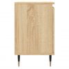 vidaXL Tables de chevet 2pcs ch&ecirc;ne sonoma 40x30x50cm bois d'ing&eacute;nierie