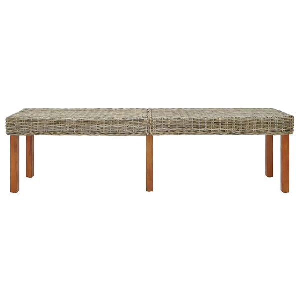 vidaXL banc Naturel 160 x 35 x 45 cm Bois de mangue massif