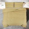 vidaXL Ensemble de housse de couette Taupe 200x200 cm Coton