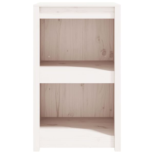 vidaXL Armoire de cuisine d'extérieur blanc bois de pin massif