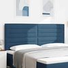 vidaXL T&ecirc;te de lit LED avec des lumi&egrave;res &agrave; LED Bleu 200 cm Polyester