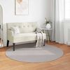 vidaXL Tapis de surface Rond Cr&egrave;me &Oslash; 120 CM